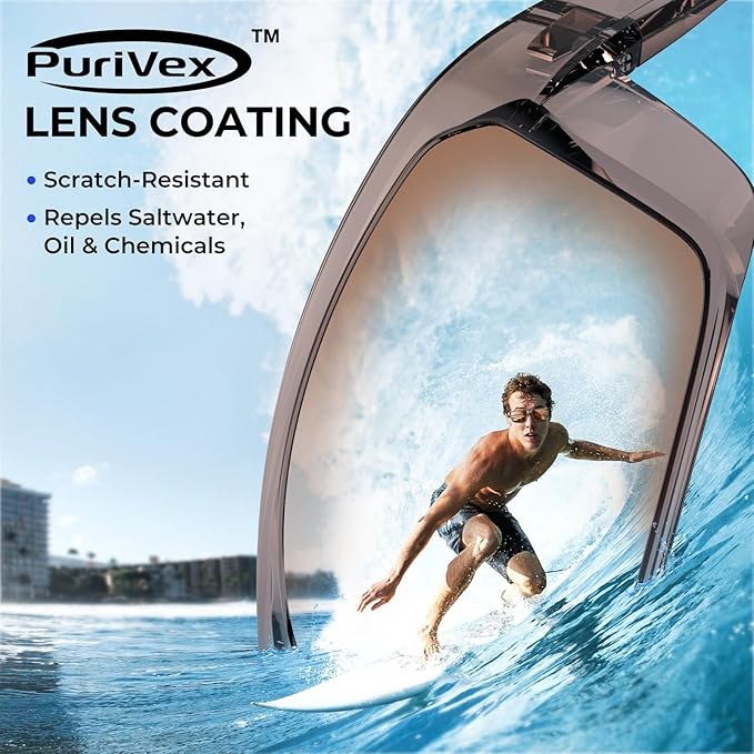 KastKing Huzzah Polarized Sport Sunglasses for Men and Women, Ideal for Driving Fishing Cycling and Running,UV Protection