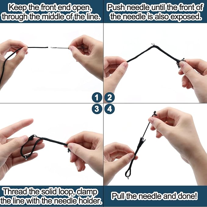 9KM DWLIFE Carp Fishing Bait Hair Rigs for Carp Fishing Fishing Rig Carps Fishing Baits Needle Kit Carp Fishing Equipment