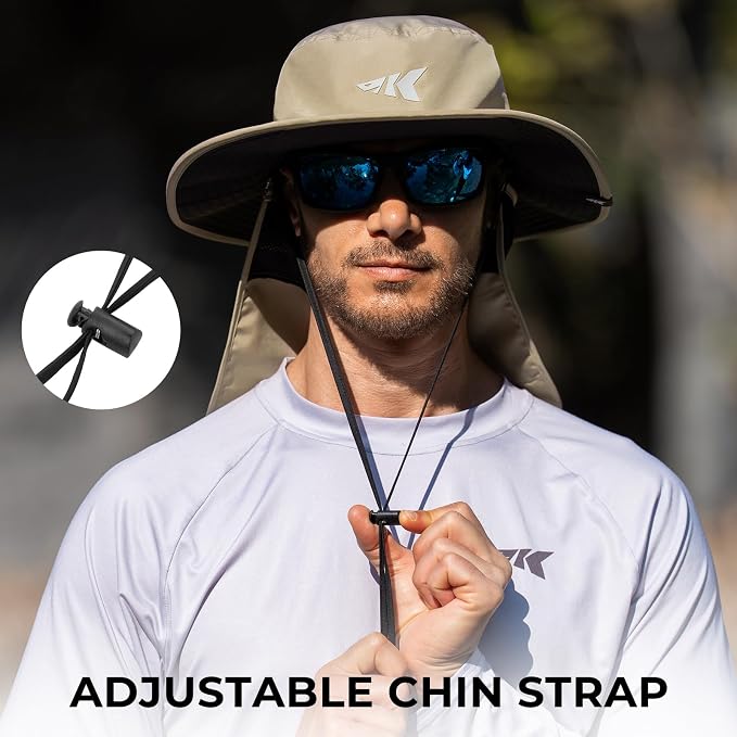KastKing Sol Armis UPF 50 Boonie Hat - Sun Protection Hat, Fishing Hat, Beach & Hiking Hat, Paddling
