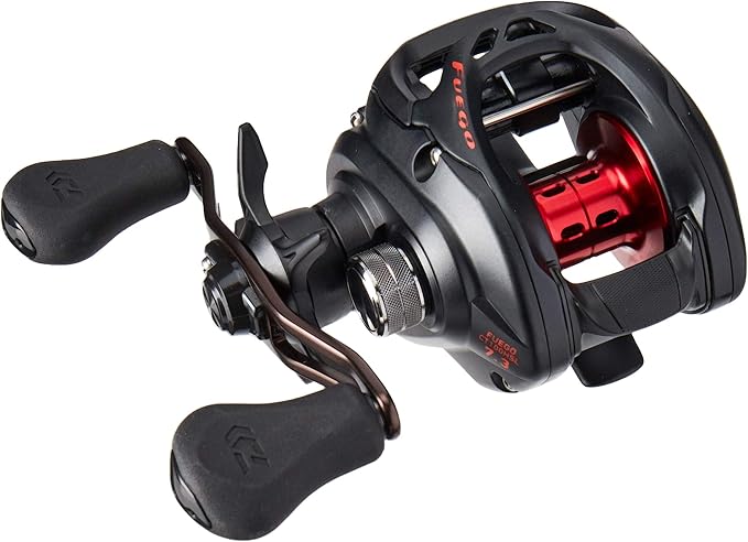 Daiwa Fuego CT Low Profile Baitcasting Reel – Aluminum CT Frame, Air Rotation System & Magforce Braking, Left/Right Hand Options