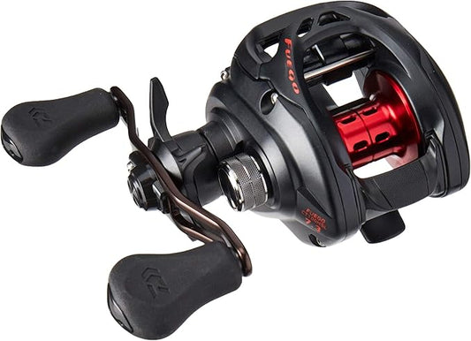 Daiwa Fuego CT Low Profile Baitcasting Reel – Aluminum CT Frame, Air Rotation System & Magforce Braking, Left/Right Hand Options