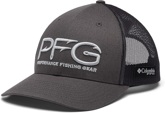 Columbia Unisex PFG Fish Flag Mesh Ball Cap