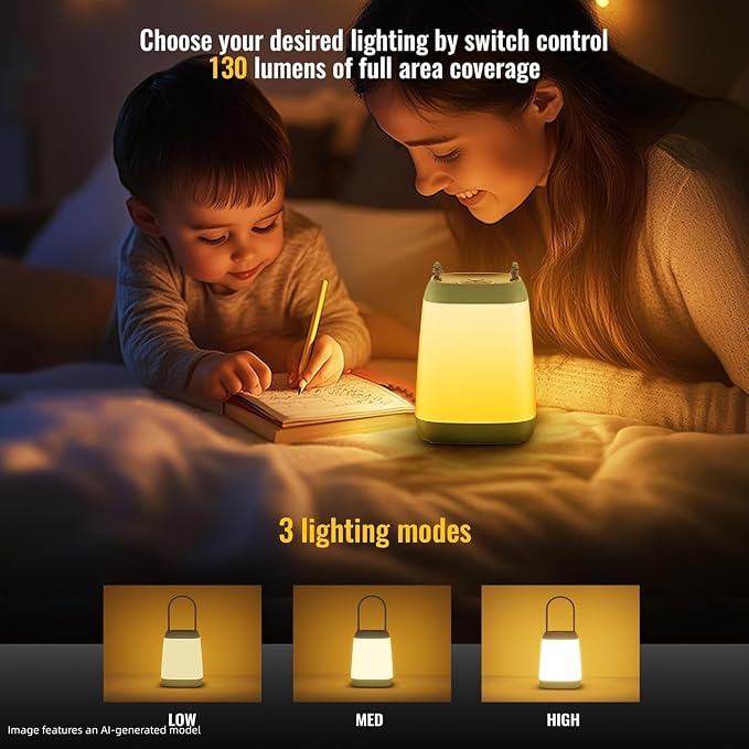 HOKOILN LED Camping Essentials, Battery Powered LED Camping Lantern & Headlamp Sets, Multiple Purposes Tent Light for Camp, Hiking, Emergency, Backpacking, Indoor/Outdoor,Gift for Kids