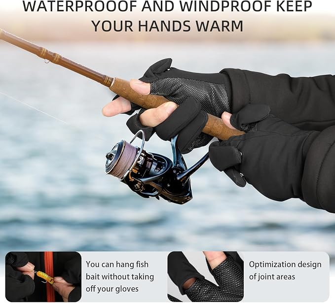 Heated Gloves for Men Women Cold Weather,Electric Rechargeable Gloves,Winter Outdoor Hand Warmer for Camping Hunting Fishing Working Riding Driving Photography