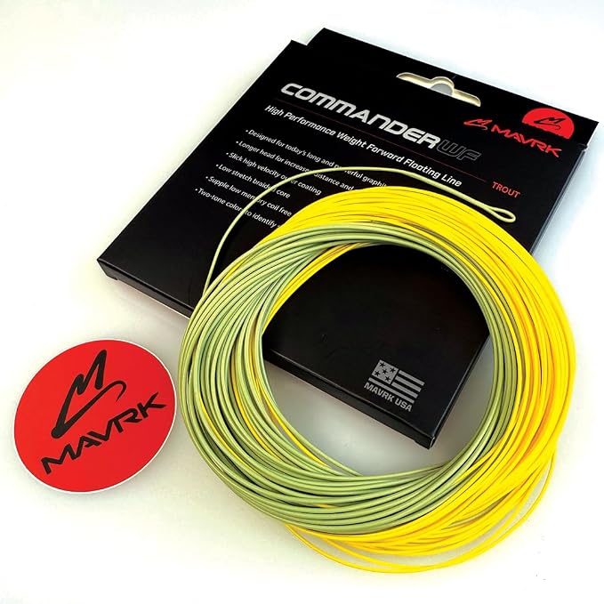 MAVRK USA Fly Fishing Line | Euro Nymph & Floating Lines | Level ESN Mono & Weight Forward Designs | High Visibility, Low Stretch, Freshwater Trout