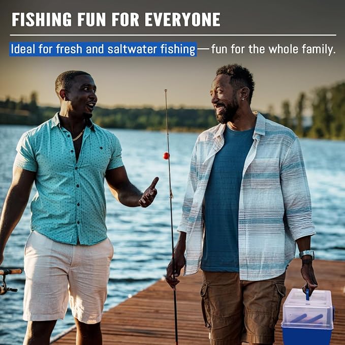 448-Pcs Fishing Lures Kit – Complete Large 3-Layer Tackle Box Set with Hooks, Weights, Bobbers, Pliers, Rigs, Leaders & Accessories for Men, Kids, Beginners, Gear gift choice for Fathers Day