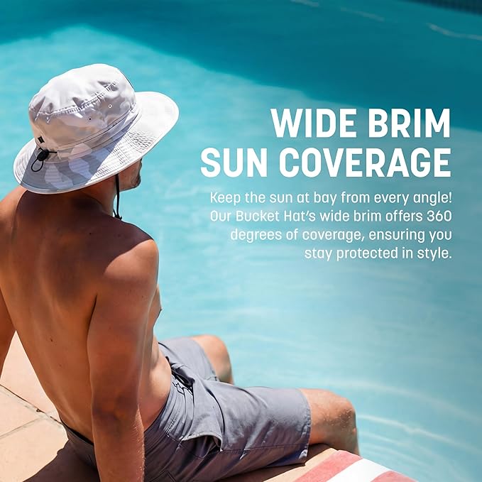 Soul of Adventure Bucket Hat | UV 50+ for Adults | Sun Protection with Adjustable Fit, Moisture-Wicking Fabric