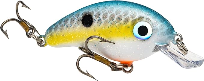 Strike King Bitsy Pond Minnow Crankbait Fishing Lure, 3/32 oz, Irresistible to Fish