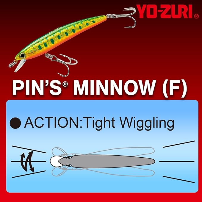 Duel Yo Zuri F 1162 Pins Minnow Floating Diver Lure 162