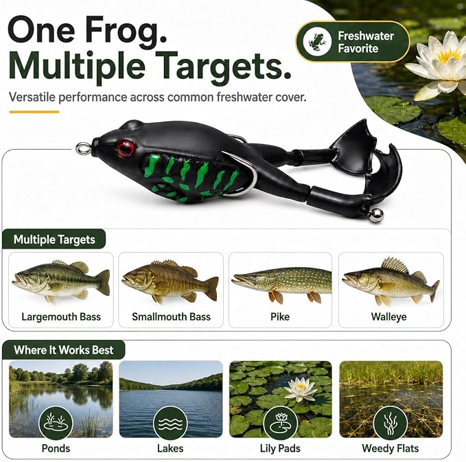 Soft Fishing Lure Kit for Bass/Trout/Pike/Salmon, 4Pcs Fishing Gear for Individually Packaged Baits with Gift Box
