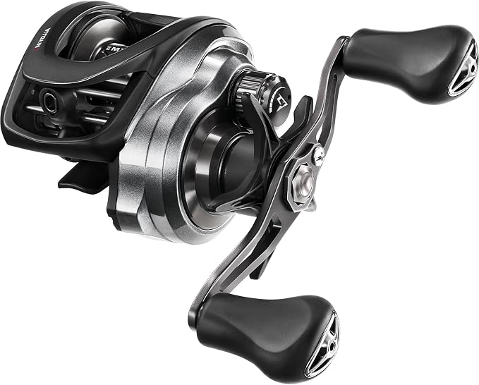 Piscifun Alloy M2 Baitcaster Reel, 7.6:1 Low Profile Baitcasting Reel with Mag-Bowl™ Brake, Aluminum Frame, AirBlade™ Side Cover, 6.3oz Lightweight Body, 18LB Drag, 10+1 Sealed Bearings