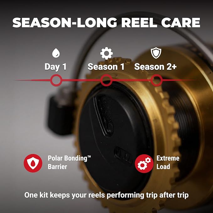 ReelX Fishing Reel Grease, Marine-Grade Anti-Rust Lubricant for Bearings, Spinning, Baitcasting, Spincast, Fly, Trolling & Electric Reels, Corrosion Prevention & Control