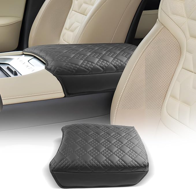 CDEFG for 2025 2026 Nissan Armada Center Console Cover Armrest Box Cover for Armada (SV, SL, Platinum, Pro-4X, Platinum Reserve) 2025+ Accessories Console Arm Rest Protector