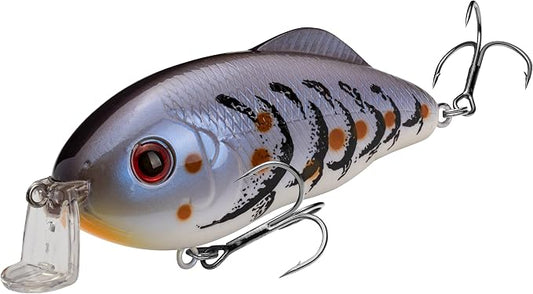 Strike King Hybrid Hunter Crankbait Fishing Lure, 1 oz, Reflective 3D Eyes
