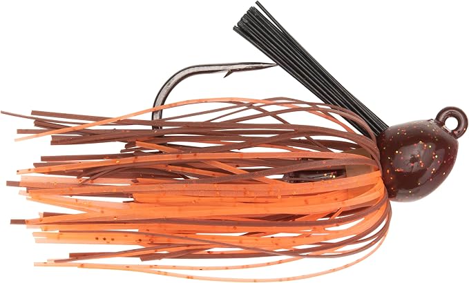 Strike King Bitsy Flip Jig Fishing Lure, Extra-Strong Weed Guard