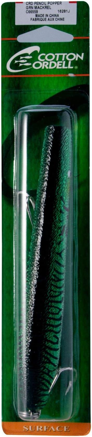 Cotton Cordell Pencil Popper Topwater Fishing Lure