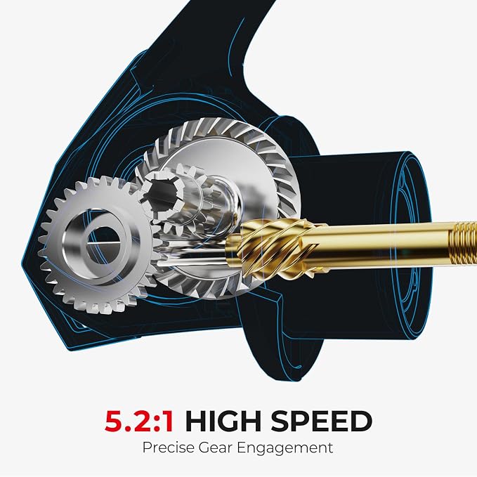 Piscifun Carbon XT Spinning Reels, Light to 5.5oz, Carbon Frame and Rotor, 22LBs Max Drag, 8+1 Shielded BB, 5.2:1 Gear Ratio, Smooth Powerful Freshwater Spinning Fishing Reel