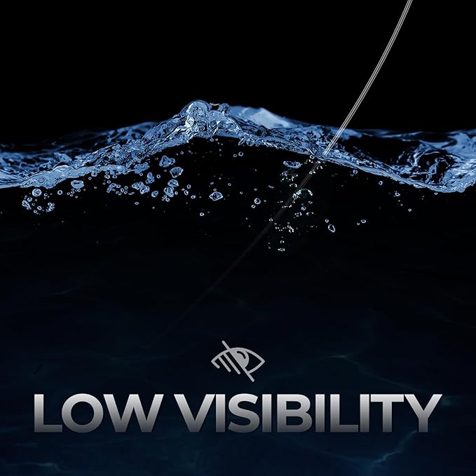 KastKing Fluorokote 100% Fluorocarbon Coated Fishing Line, Fluorocarbon Leader, Extreme Clarity,Fast Sinking,Shock Resistant, High Abrasion Resistance