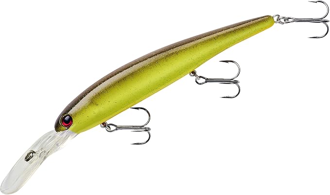 Bandit Lures 4 3/4-Inch Slender Minnow Jerkbait Trolls Up to 27 Feet Deep, Universal Color Patterns, 1 Piece
