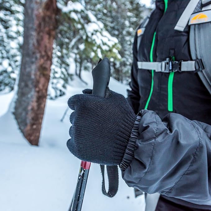 Merino Wool Glove Liner - Warm Base Layer - Ski Liner Glove - 3 Season Wear - Multiple Colors and Sizes