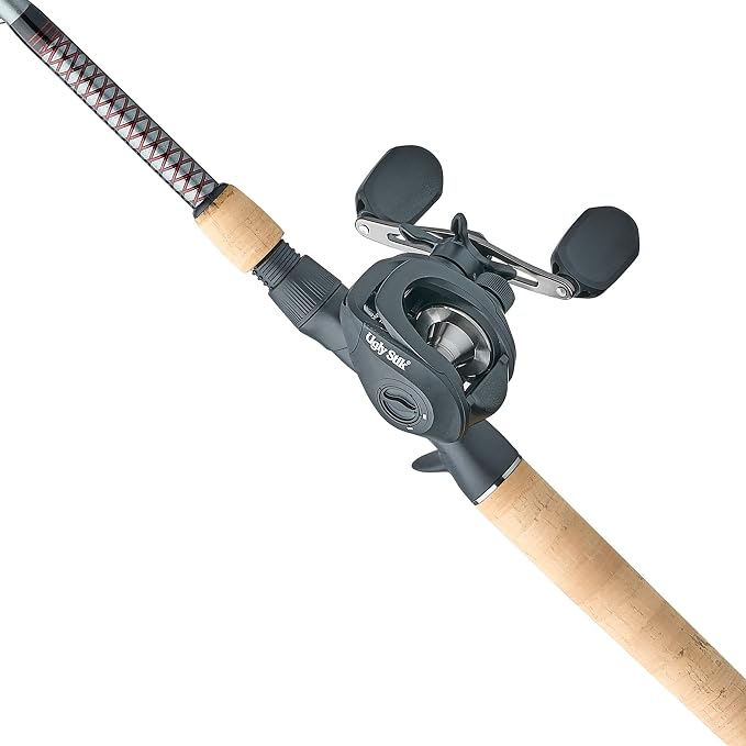 Ugly Stik Elite Low Profile Baitcast Reel and Fishing Rod Combo