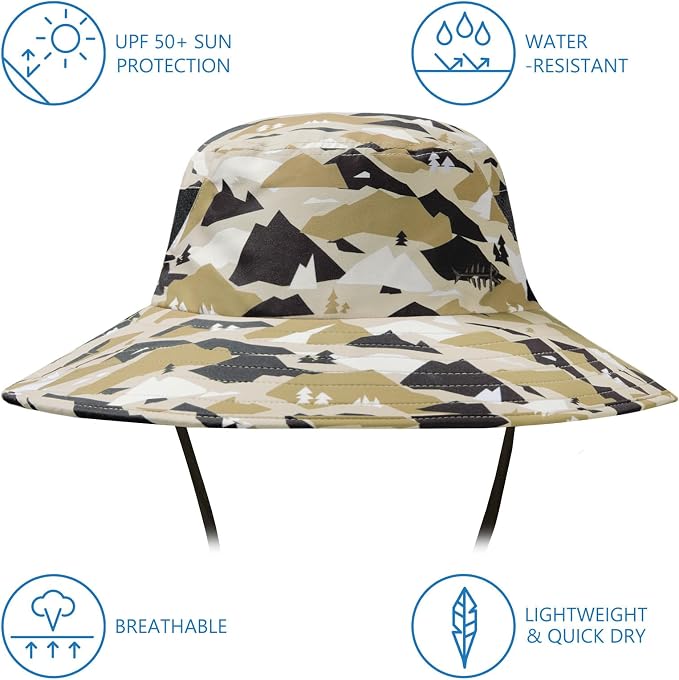 BASSDASH UPF 50+ Breathable Sun Hat with Removable Face Cover and Neck Flap Wide Brim Bucket Hat for Fishing Hiking Men Women