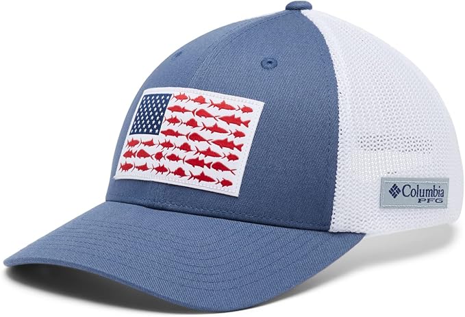 Columbia Unisex Adult PFG Logo Mesh Ball Cap