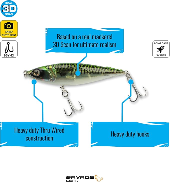 Savage Gear 3D Mackstick Fishing Hard Bait