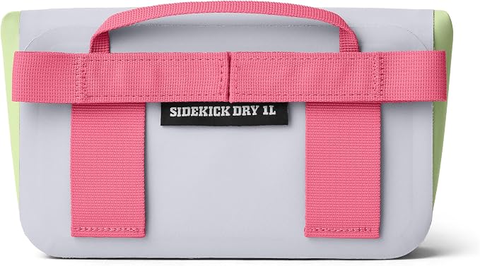 YETI Sidekick Dry 1L Gear Case, Mist/Pink/Grasshopper