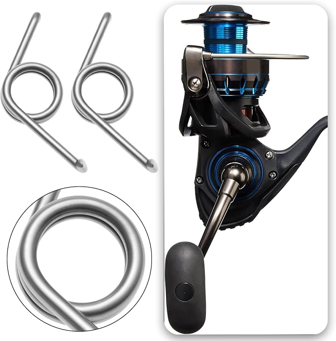 4pcs Spinning Fishing Reel Spring Reel Long Lasting Spring Reel Repair Spare Parts Fishing Accessories Compatible with Daiwa