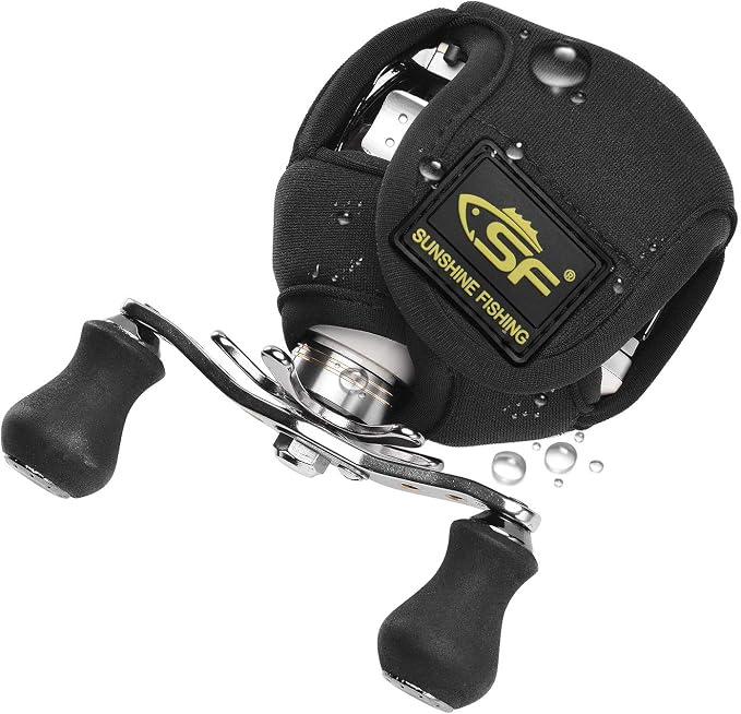 SF Low Profile Casting Baitcast Reels Cover Case Reel Pouch Glove for Fits 50 100 200 300 Series Baitcaster