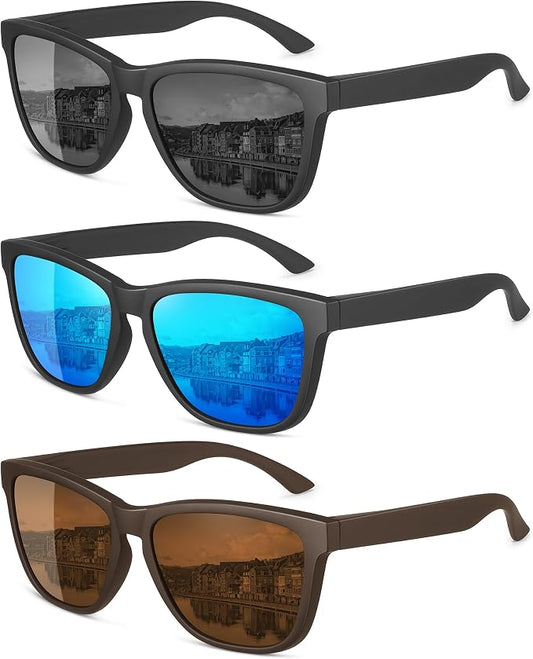 MEETSUN Polarized Sunglasses for Men,Sun Glasses with UV Protection for Driving Fishing