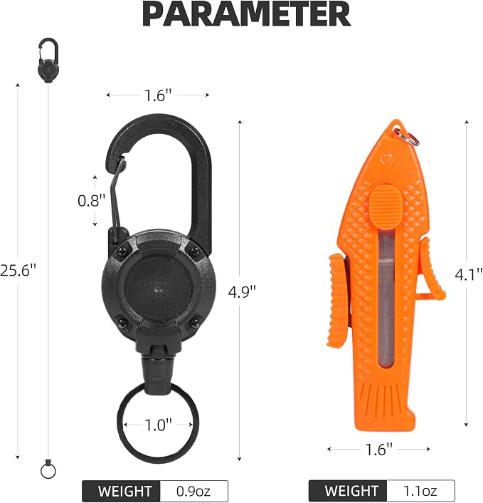 RUNCL Mini Fishing Scissors Line Cutter, Compact Stainless Steel Blades with Non-Slip Handle, Micro Serrated Multi Tool for Braided Fluorocarbon Mono Lines, Saltwater & Freshwater Fishing Gear