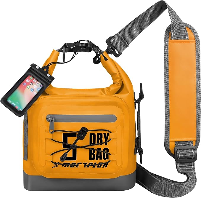 MORXPLOR Dry Bag Waterproof,5L/10L/20L/30L/40L/55L Roll Top Dry Bag Backpack with WaterProof Phone Case for Swim,Kayak