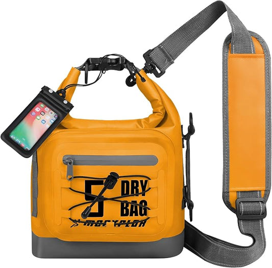 MORXPLOR Dry Bag Waterproof,5L/10L/20L/30L/40L/55L Roll Top Dry Bag Backpack with WaterProof Phone Case for Swim,Kayak