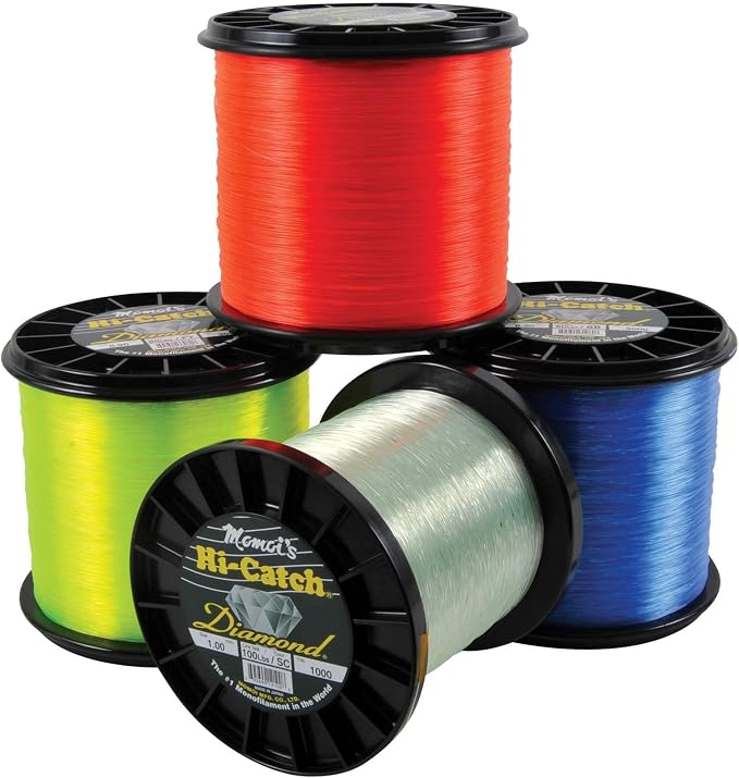 Momoi Outrigger Monofilament Rigging Kit - 400 lbs. Line Test - Hi-Vis Yellow