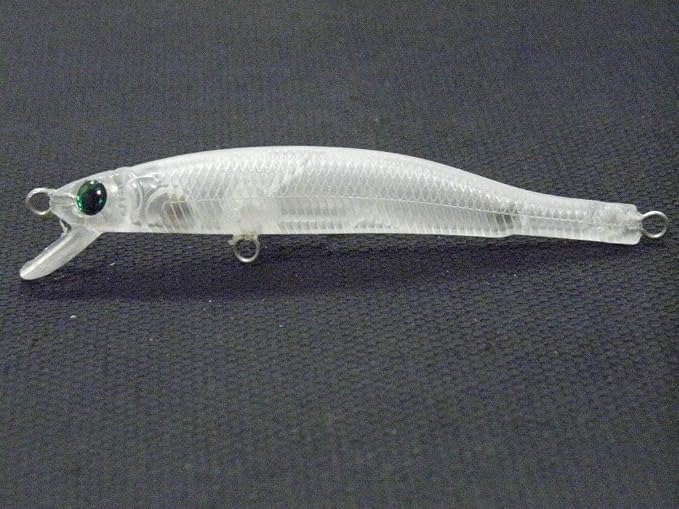 10 Blank Unpainted Minnow Crankbait Topwater Lipless Jerkbait Fishing Lures V3
