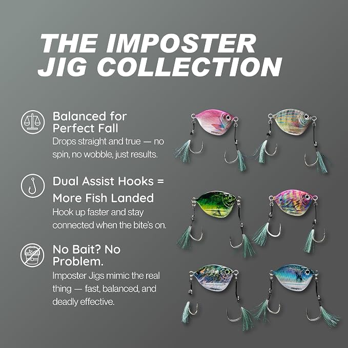 Imposter Jig, Mahi Pattern, Slow Pitch Jig for Inshore or Offshore Fishing