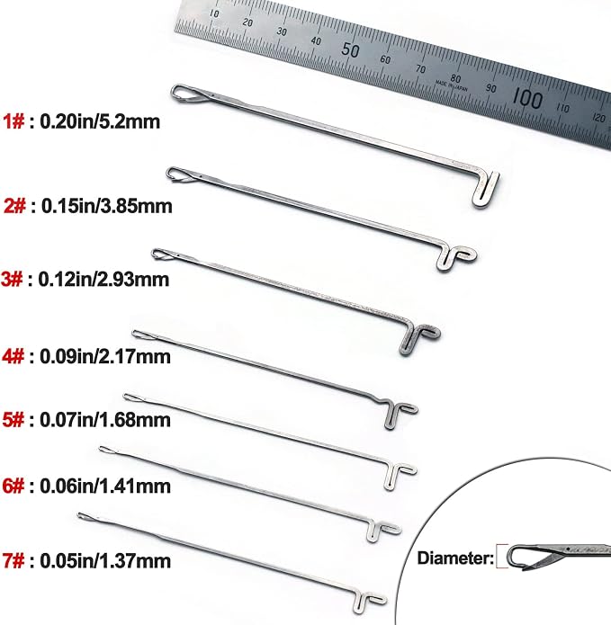 9KM DWLIFE Carp Fishing Bait Hair Rigs for Carp Fishing Fishing Rig Carps Fishing Baits Needle Kit Carp Fishing Equipment