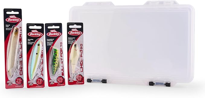 Berkley Choppo Topwater Fishing Lure, HD Blueback Herring, Size 120, Cupped Propeller Tail for Balance of Sound and Spray, Equipped with Sharp Fusion19TM Hook