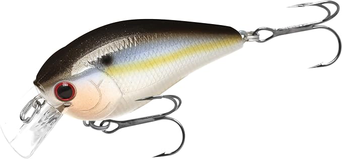 LUCKY CRAFT LC 1.5 Silent Squarebill Crankbait Fishing Lure, 2-3/8", Bass Fishing Lures for Freshwater, Hard Crankbait with Treble Fishing Hooks, Fishing Accessories