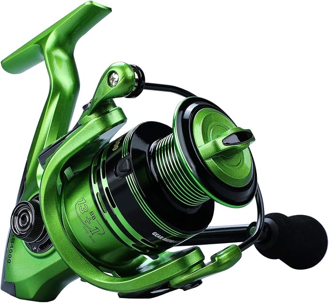 Fishing Reels,13+1BB Light Weight and Ultra Smooth Powerful Spinning Reels for Saltwater and Freshwater Fishing