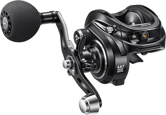 Piscifun Alinox 300 Baitcaster Fishing Reel,Aluminum Frame Baitcasting Reel, 33Lbs Max Drag, Freshwater & Saltwater Low Profile Casting Reel for Musky, Available in 6.6:1/8.1:1 Gear Ratio