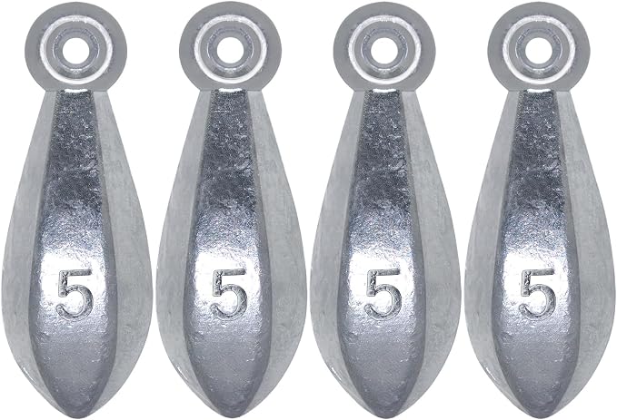 Fishing Weights Sinkers Bank Sinkers Ocean Saltwater Surf Fishing Gear Fishing Assortment 1oz 2oz 3oz 4oz 5oz