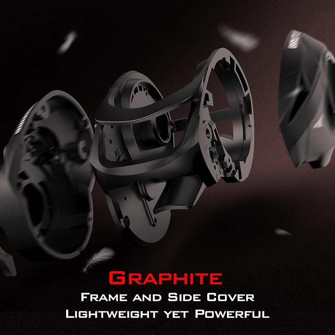 KastKing Brutus Baitcasting Reel, Graphite Frame,7.2:1 Gear Ratio,KastKing Brutus Fishing Rods, Cast - 7'-MH Power - Fast
