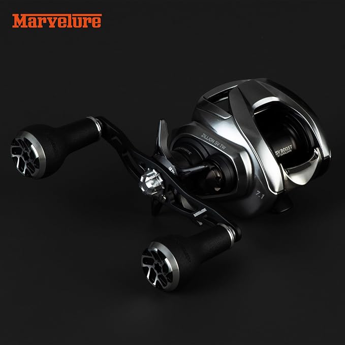 Non-Slip Power Handle 3.94'' (100 mm) Compatible for Shimano SLX Tranx, Daiwa Tatula Zillion, Abu Garcia Revo, 13 Fishing Baitcasting Reels