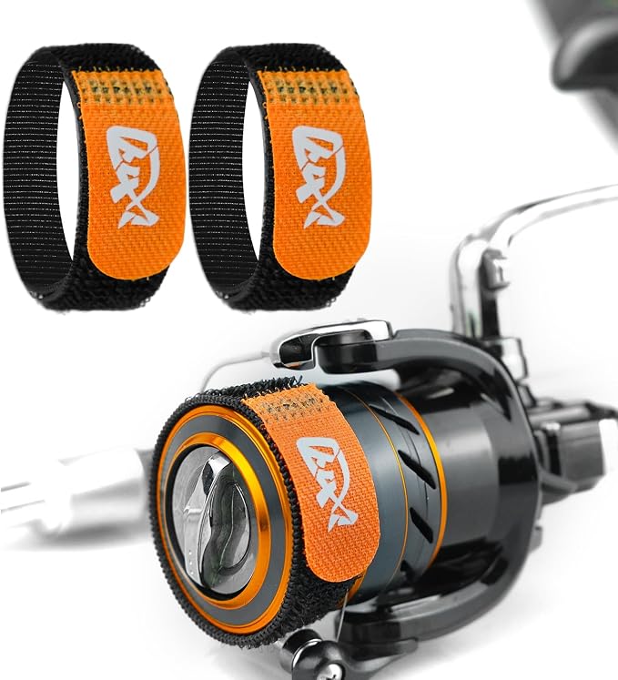 Fishing Reel Spool Cover Protector Band, Elastic Hook and Loop
