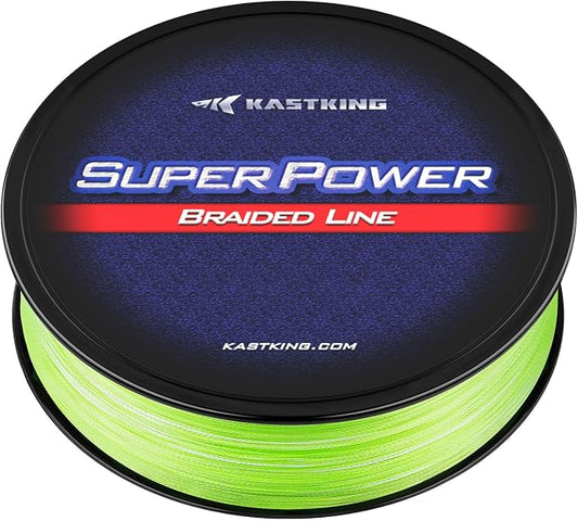 KastKing SuperPower Braided Fishing Line - Abrasion Resistant Braided Lines – Incredible Superline – Zero Stretch – Smaller Diameter – A Must-Have!