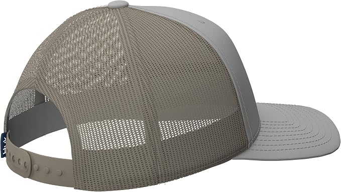 HUK Men's Mesh Trucker Snapback Hat | Anti-Glare Fishing Hat