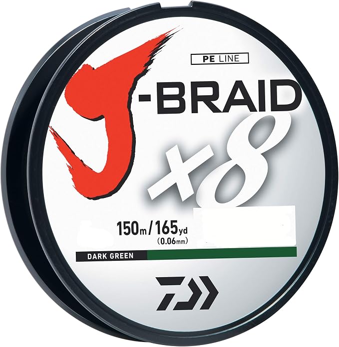 Daiwa J-Braid 300M 8-Strand Woven Round Braid Line